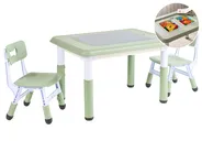 Mesa infantil com cadeiras BONDO Verde_1124380