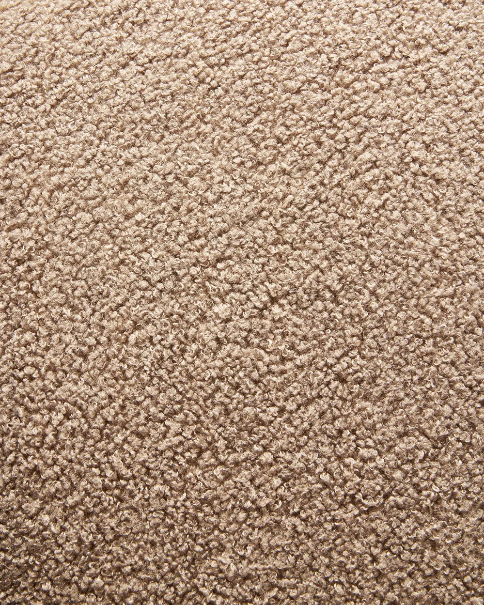Swivel Armchair DAVIK Boucle Taupe_943667