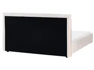 Lit à eau Bouclé LAVAUR 160 x 200 cm Blanc cassé_985855