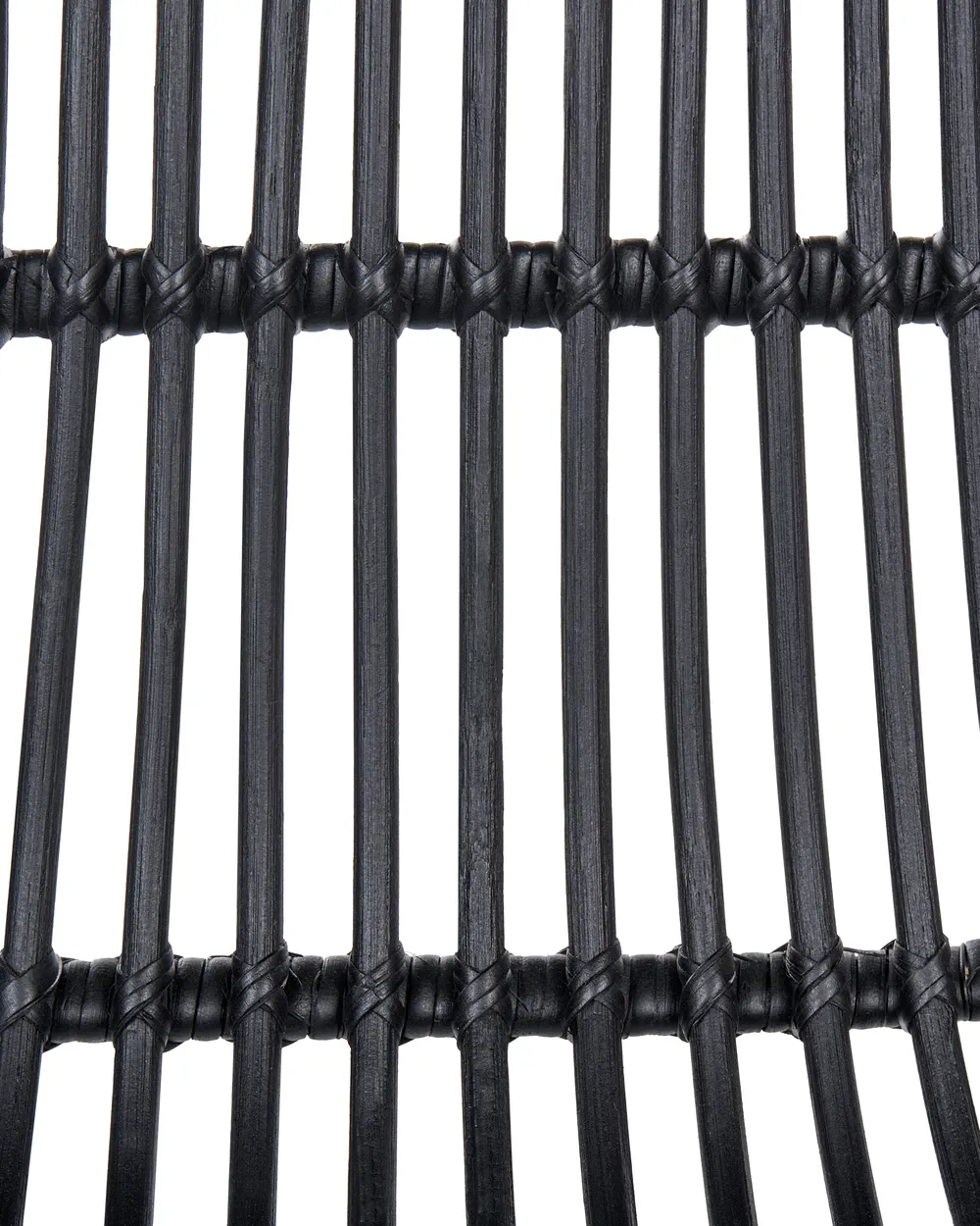 Set of 2 Bar Chairs TERRELL Rattan Black_1072298
