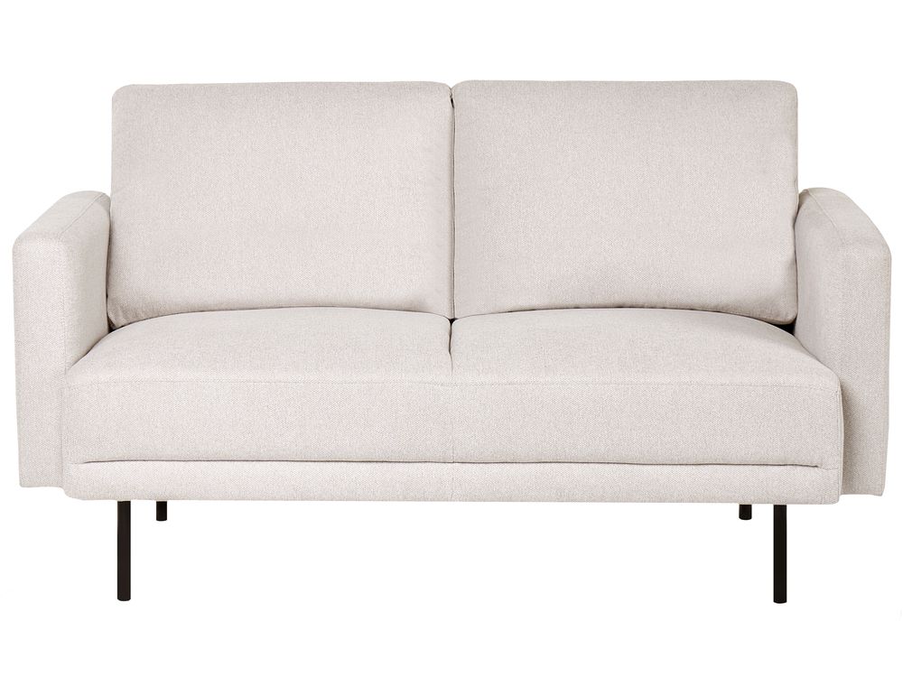 Bank 2-zits BREDA Stof Lichtbeige
