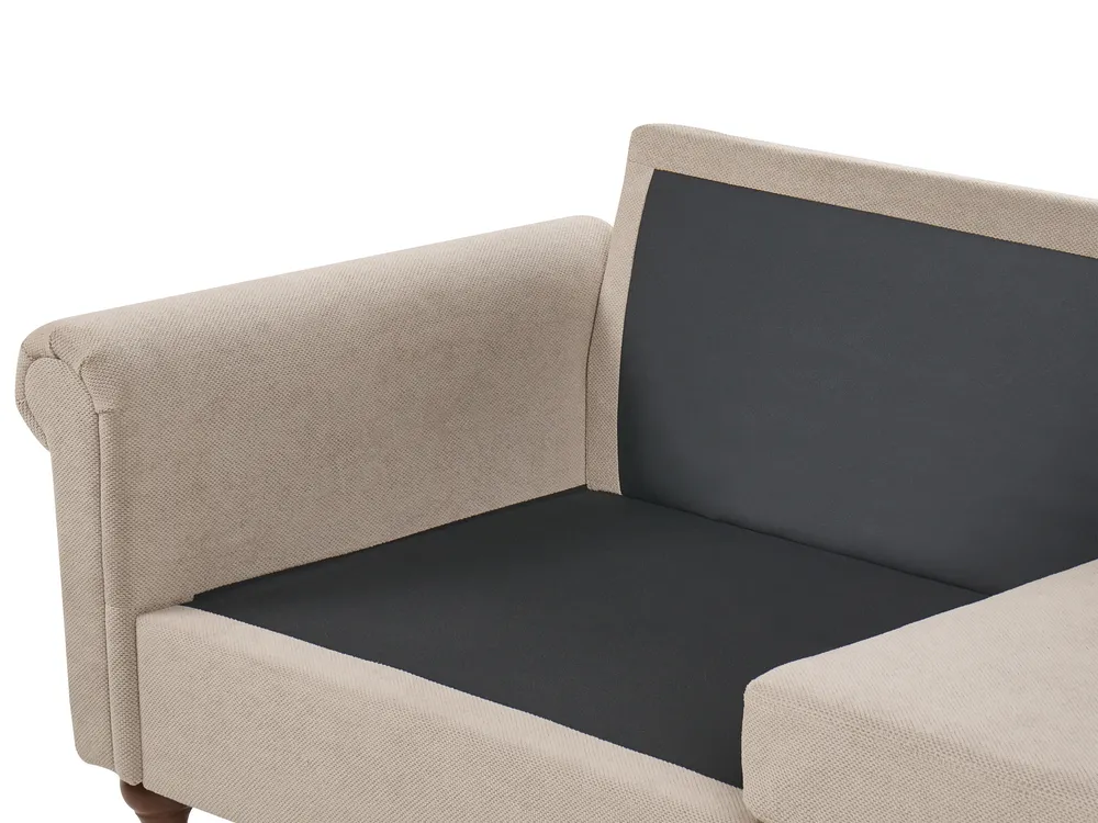 Sofa 3 Seater GINNERUP Fabric Taupe_1035423
