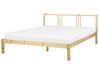 Drevená posteľ 160 x 200 cm svetlé drevo VANNES_918201