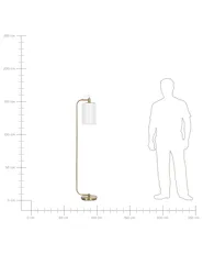 Floor Lamp LIBERIA Metal Copper_882665