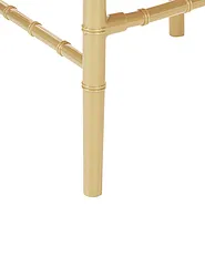 Lot de 2 chaises de salle à manger CLARION Doré_863754