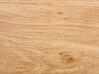 Szafka dwudrzwiowa jasne drewno z białym BRISTOW_872257