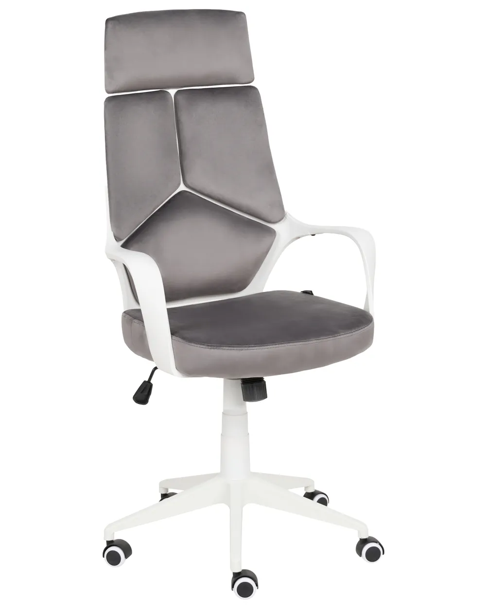 Sedia da ufficio DELIGHT Velluto Grigio