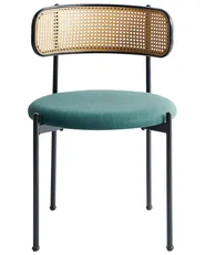 Set of 2 Dining Chairs ANDOVER Metal Green_970222