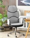 Swivel Office Chair Light Grey and Black SPLENDID_834229