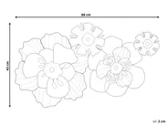 Dekoracja ścienna Kwiat SCANDIUM Metal 45 cm Czerwony_843900