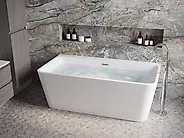 Back to Wall Bathtub HASSEL 1700 x 800 mm White_1173763