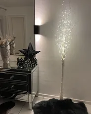 Étoile De Sapin Bradford Celestial Années 60 - Argentée - Animée Lumineuse