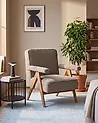Armchair EVJE Boucle Taupe