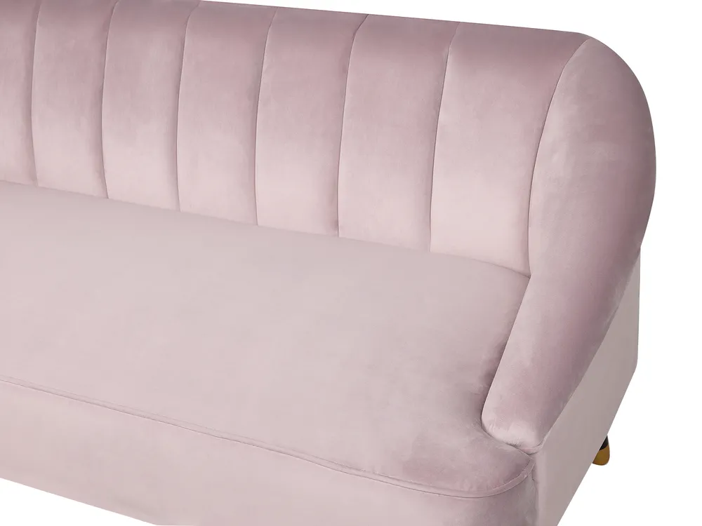 Sofa 3 Seater ALSVAG Velvet Pink_732237