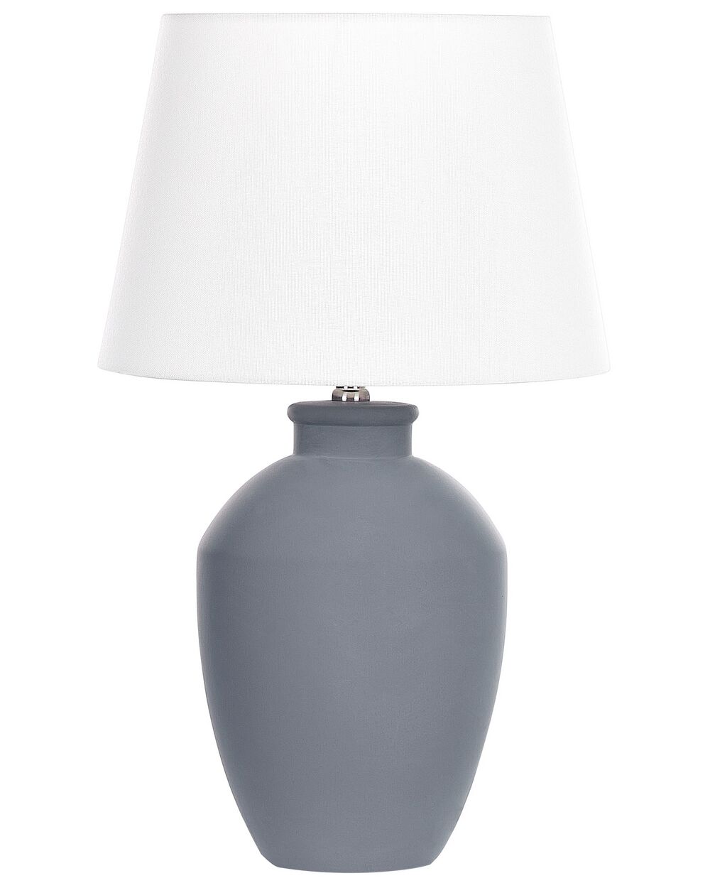 Stolná lampa ARCOS Keramika Sivá