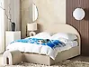 Ottoman Bed VAUCLUSE Boucle Beige 140 x 200 cm (EU Double)