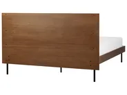 Bed LIBERMONT 140 x 200 cm (EU Double) Dark Ash Wood_1056067