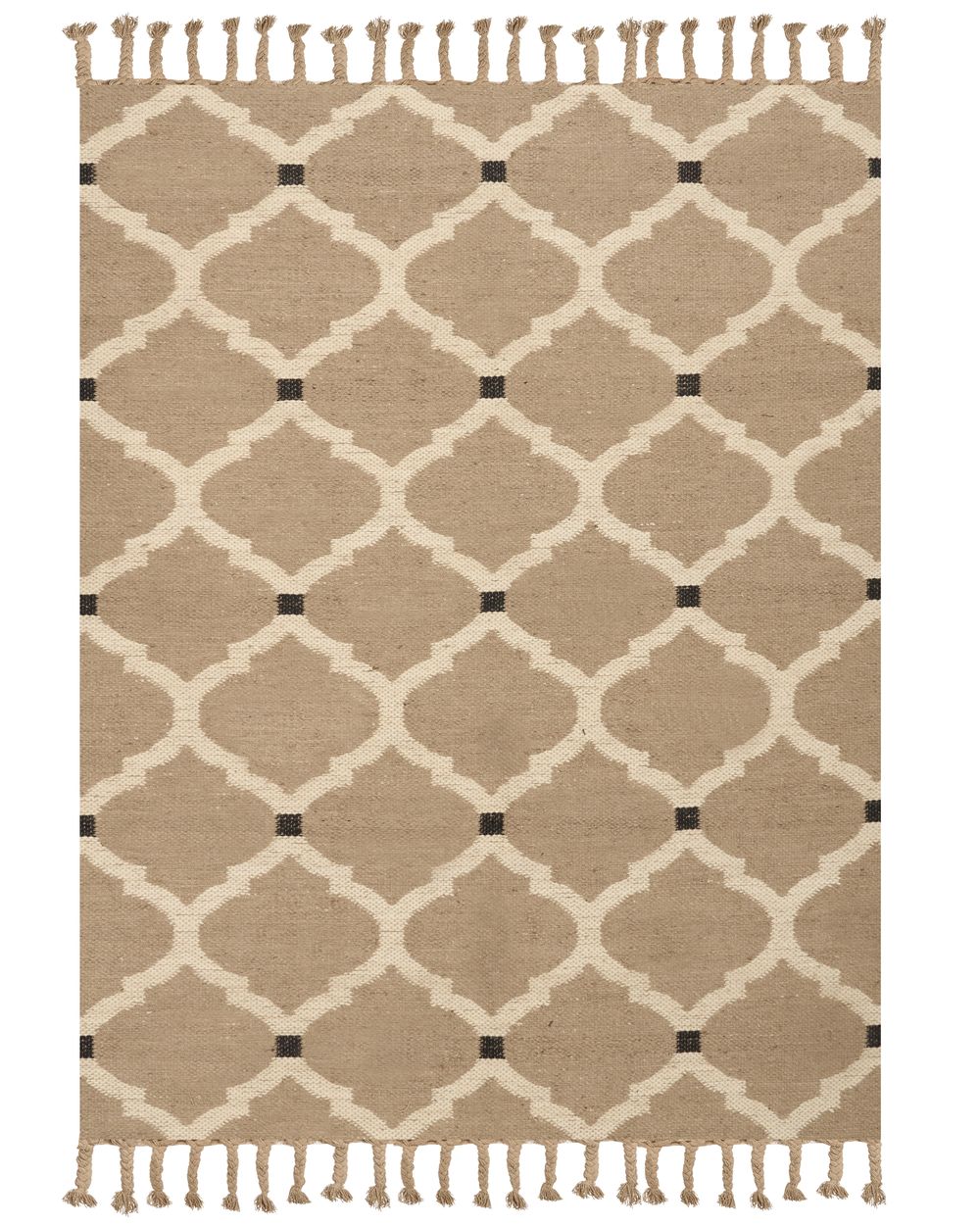 Tapis ORENCIK Beige 160 x 230 cm Jute