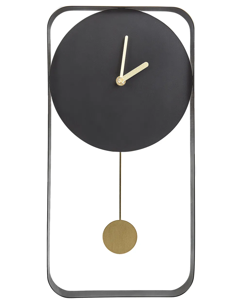 Zegar ścienny SERVOZ 21 cm Metal Czarny