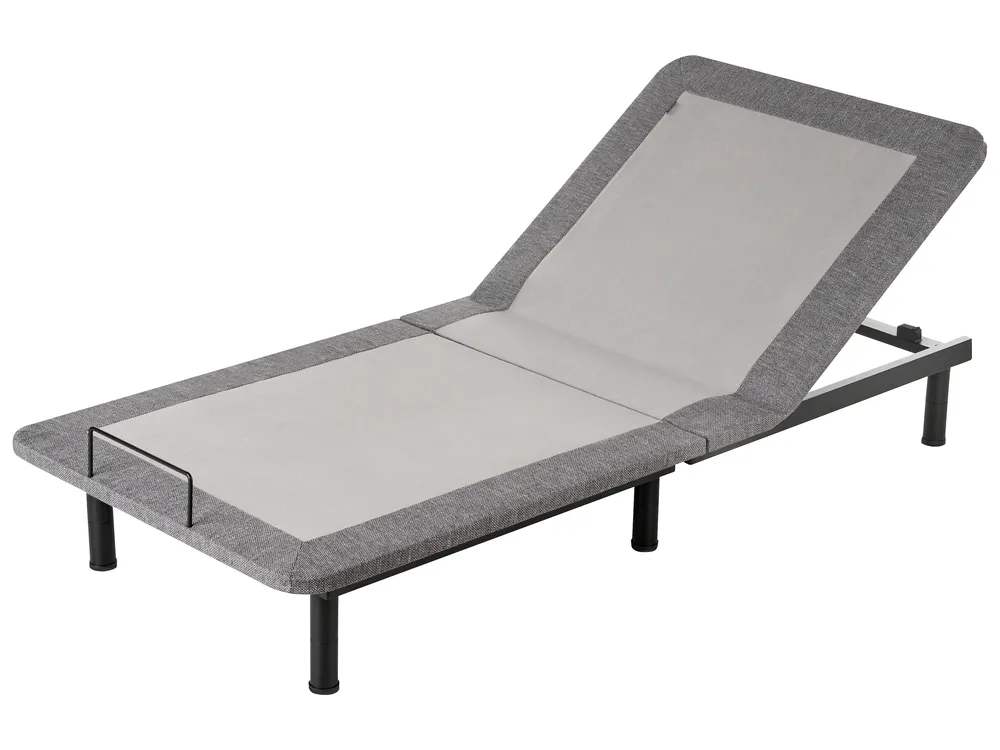 Electric Adjustable Bed Base BRUNOY 90 x 200 cm (EU Single) Grey_991532