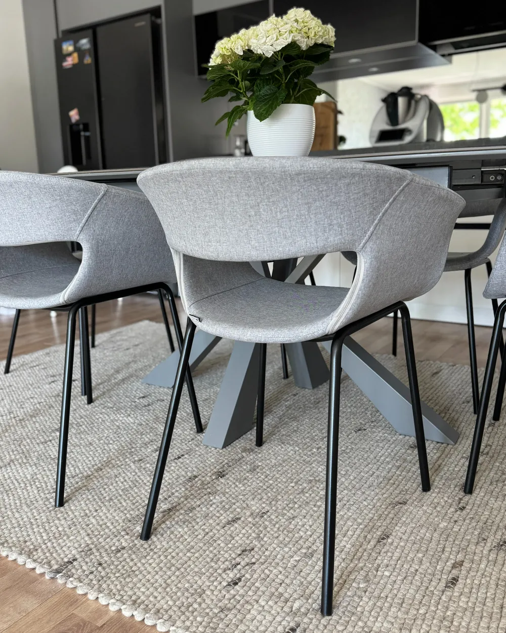 Set di 2 sedie da pranzo ELMA Grigio chiaro_991836