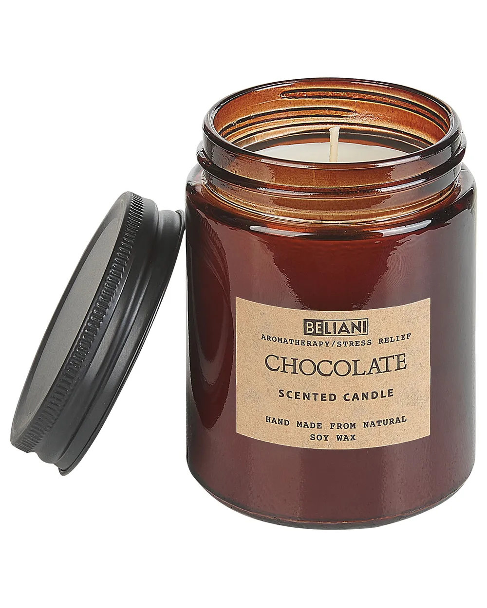 Scented Candle with Fragrance Reed Diffuser DARK ELEGANCE 9 cm Brown_874658