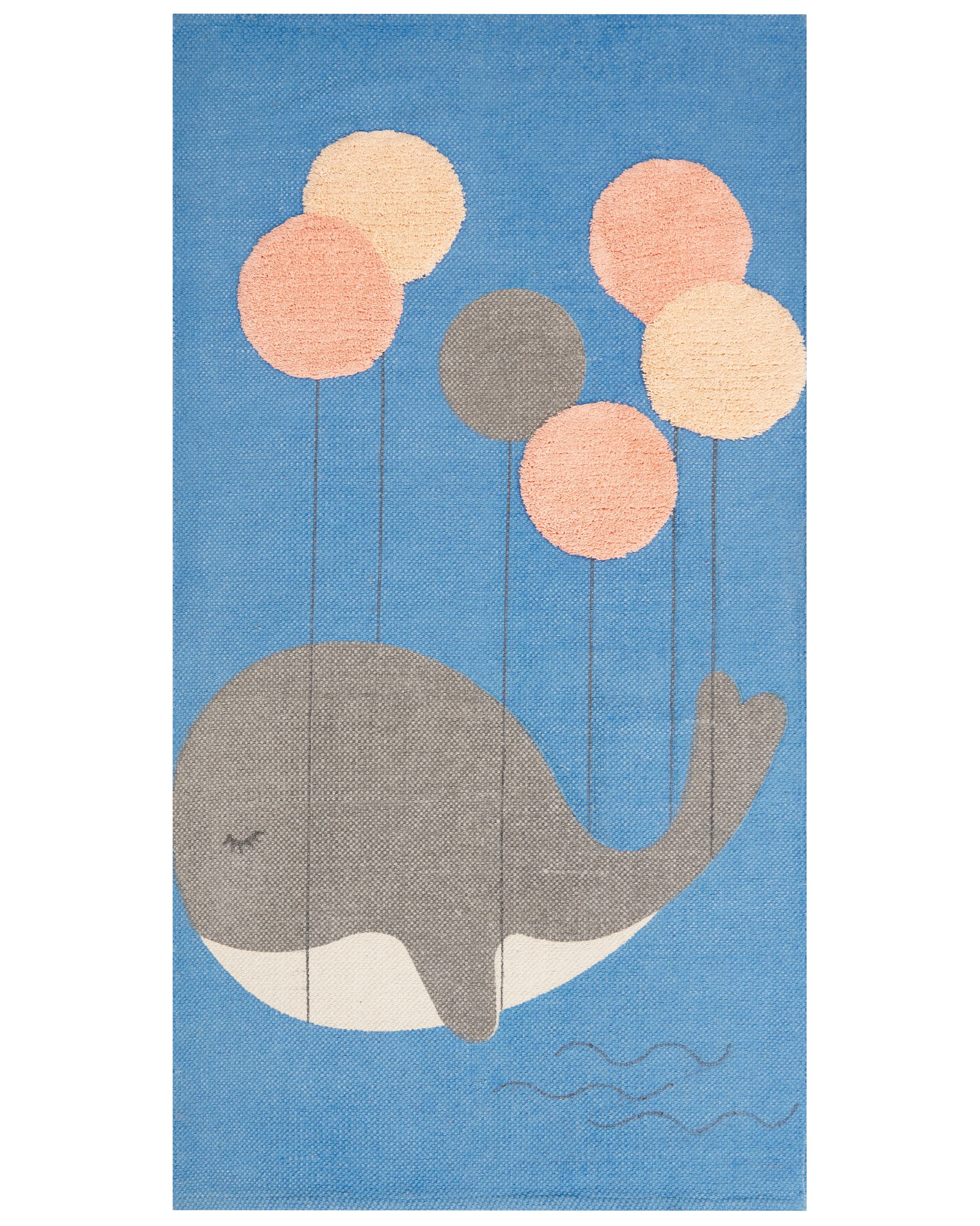 Zoocchini Flanell Decke Mit Wal-Motiv – 2er Set, 100% Baumwolle, Ca. 101,6 X 101,6 Cm, Weich & Atmungsaktiv