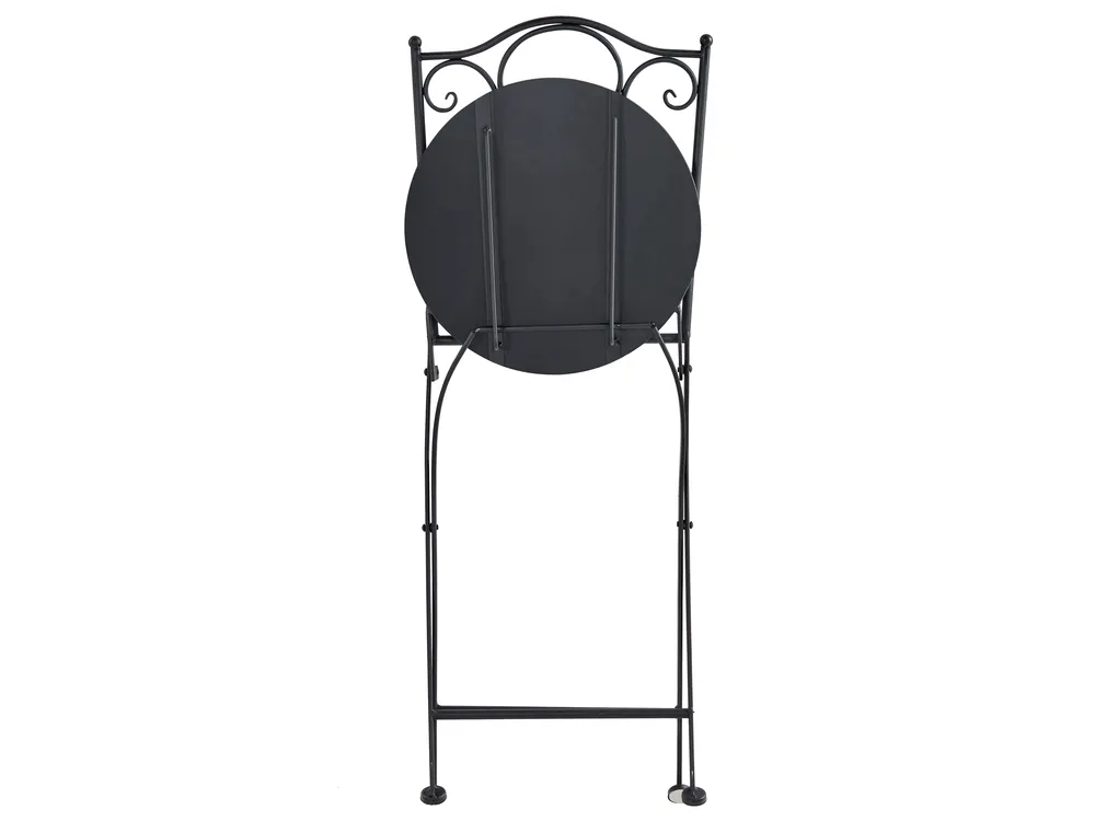 Set bistrot Pieghevole AGGIUS Metallo Nero_1021711