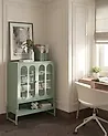 2 Door Sideboard SOLETTA Metal Mint Green