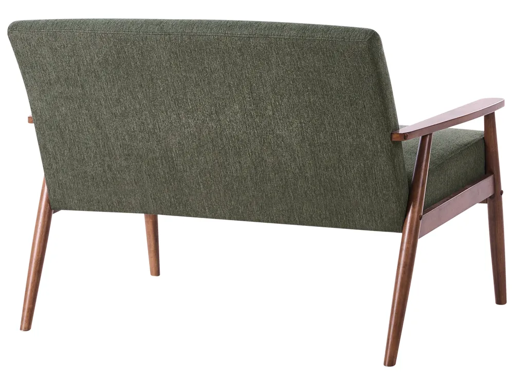 Set da salotto 6 posti ESRUM Tessuto Marrone scuro/Verde_1014959