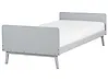 Bed Pine Wood BONNAC 90 x 200 cm (EU Single) Grey