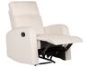 Velvet Manual Recliner Living Room Set White VERDAL_904821