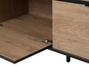 Mueble TV madera clara/negro 120 x 40 cm HALSTON_754862