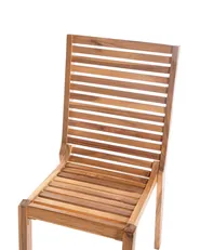 Garden Dining Set 4 Seater OMBRIANO Certified Acacia Wood Light Brown_958744