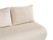 Sofa Bed 2 Seater ABISKO Corduroy Off-White_1031068