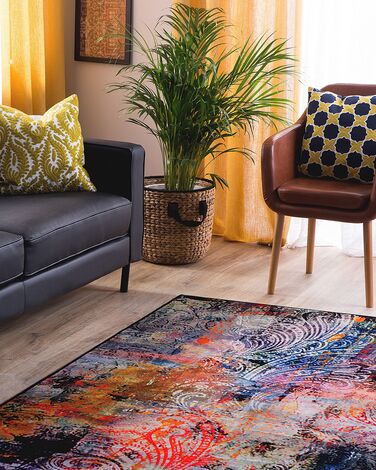 Area Rug 140 x 200 cm Multicolour MARDIN