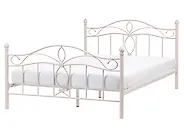 Bed Metal ANTLIA 160 x 200 cm (EU King Size) Light Beige_1165290