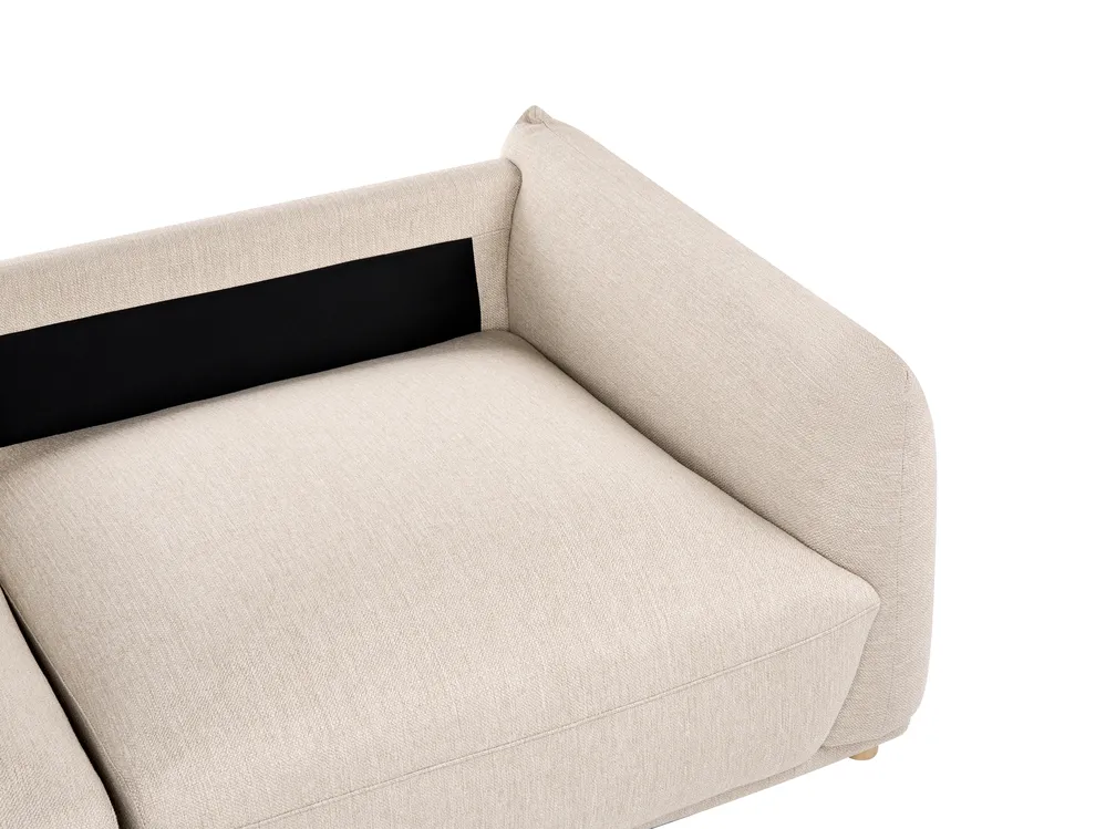 Sofa 3 Seater JUBEK Fabric Beige_1074648