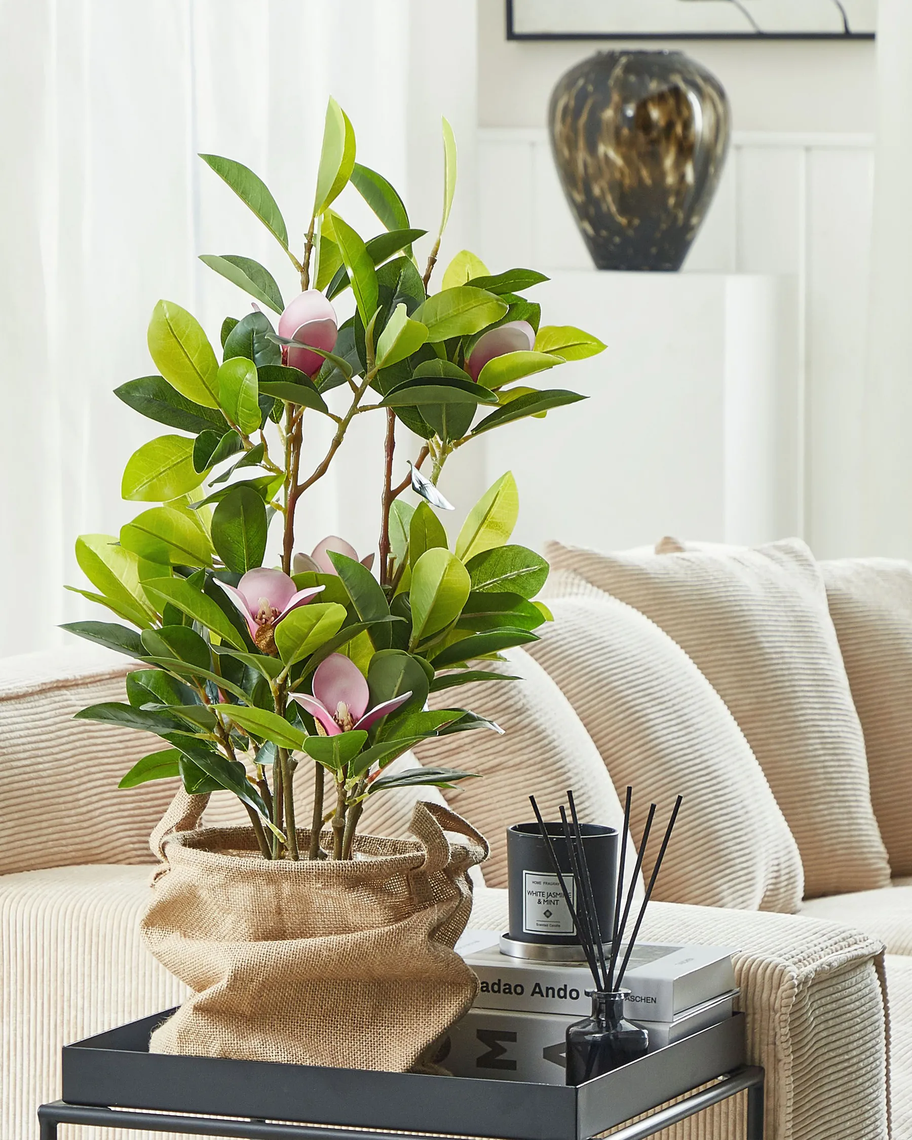 Artificial Plant MAGNOLIA 70 cm Green_795900