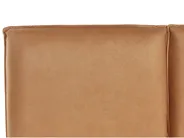 Letto Pelle sintetica LIMANTON 140 x 200 cm Marrone dorato_863227