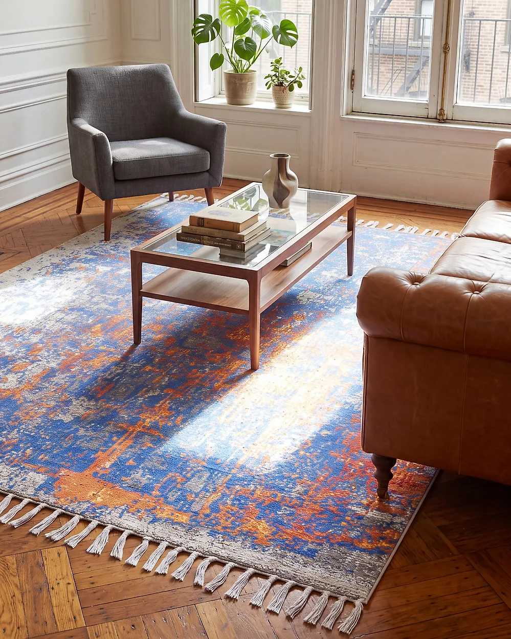 Rug ACARLAR Beige 150 x 230 cm_1179783