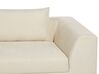 3-Sitzer Sofa sandbeige mit Kissen LERMON_887707