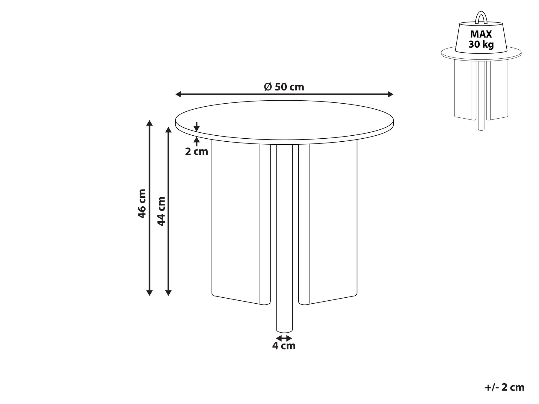 Side Table COWAL Black_1074907