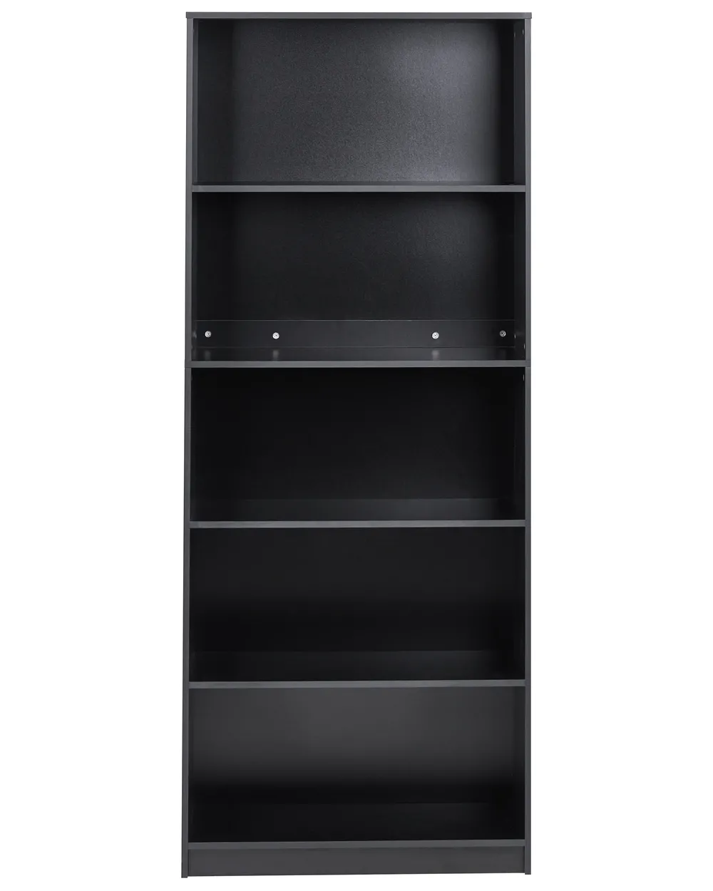Regał na książki 5 półek ZEHNA 197 cm Czarny_1026441