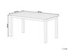 Table basse de jardin 96 x 52 cm en bois clair et blanc MESSINA_932928