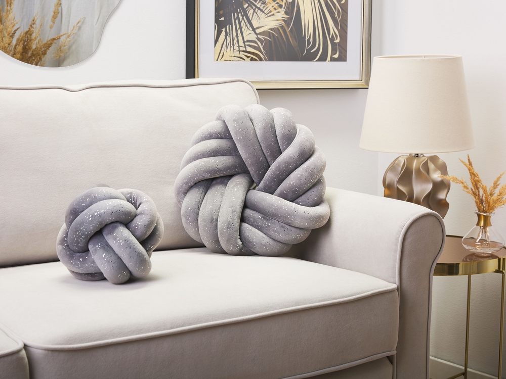 Sparkly grey cushions cheap
