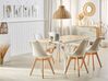 Mesa de jantar extensível em madeira clara e branca 120/160 x 75 cm LOUISIANA_697817