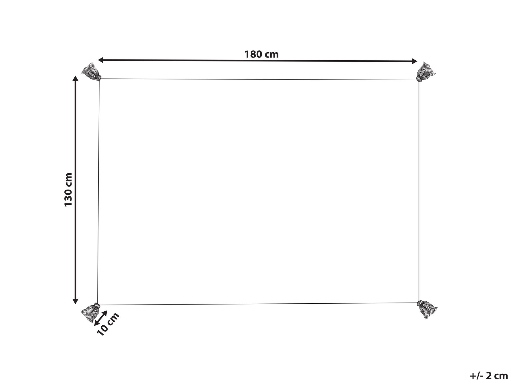 Cotton Blanket 130 x 180 cm Beige GUNA_829387 Cotton Blanket 130 x 180 cm Beige GUNA_829387