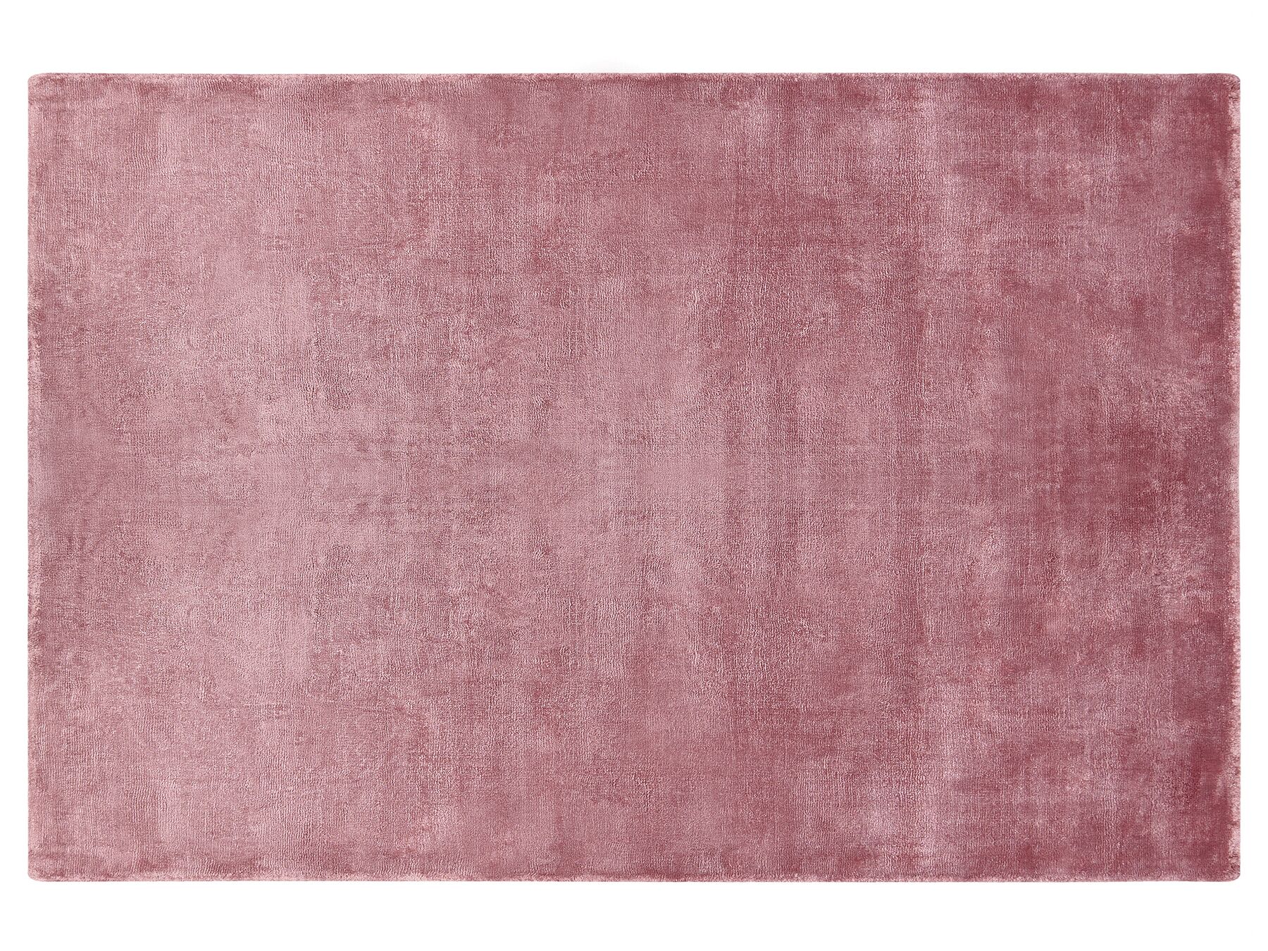 Teppich Viskose rosa 160 x 230 cm Kurzflor GESI II_837740