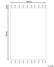 Rug KHOURIBGA Off-White 160 x 230 cm Cotton_831357